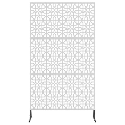 Sichtschutz 100 x 50 x 180 cm Verzinkter Stahl Silber