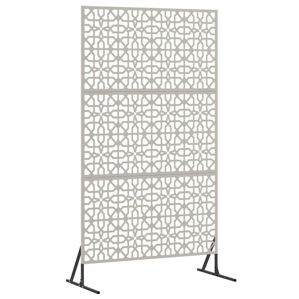 Sichtschutz 100 x 50 x 180 cm Wetterfeststahl Rostoptik