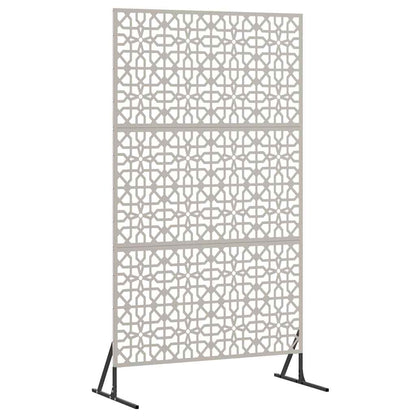Sichtschutz 100 x 50 x 180 cm Wetterfeststahl Rostoptik