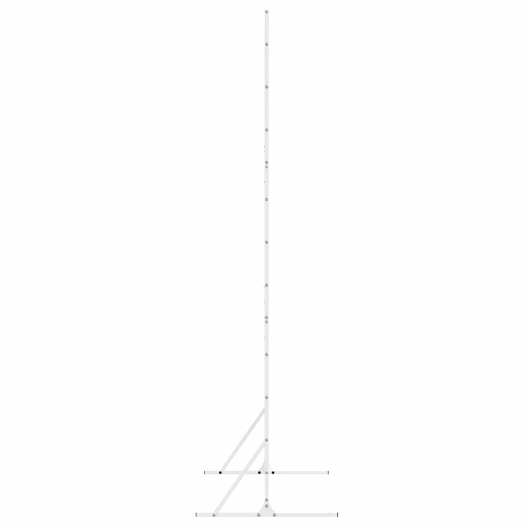 Sichtschutz 100 x 50 x 180 cm Stahl Weiß