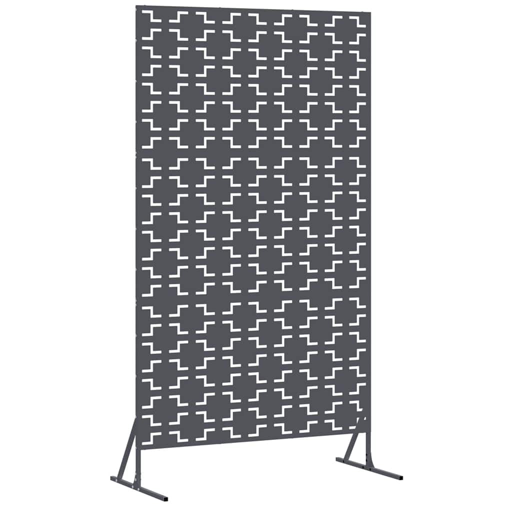 Sichtschutz 100 x 50 x 180 cm Stahl Anthrazit