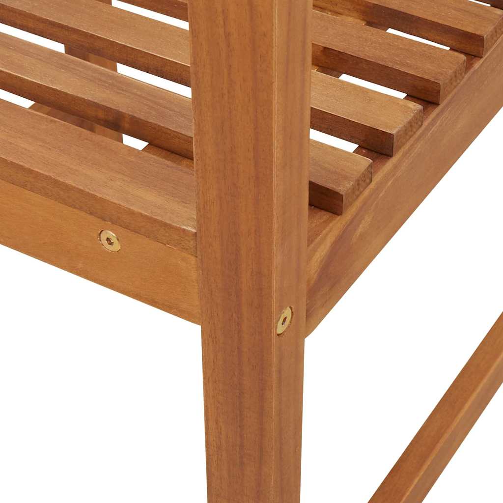 Gartenstuhl Braun 50 x 50 x 91cm Massivholz Akazie