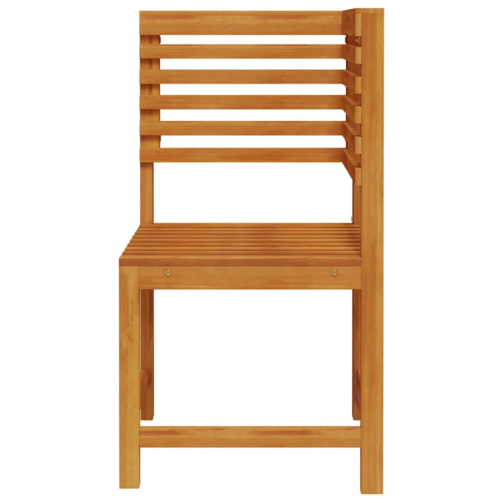 Gartenstuhl Braun 50 x 50 x 91cm Massivholz Akazie