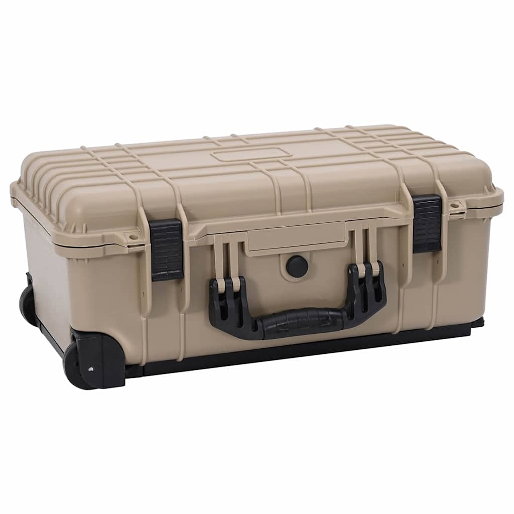Hartschalenkoffer Sand 56 x 35 x 23 cm Polypropylen und ABS