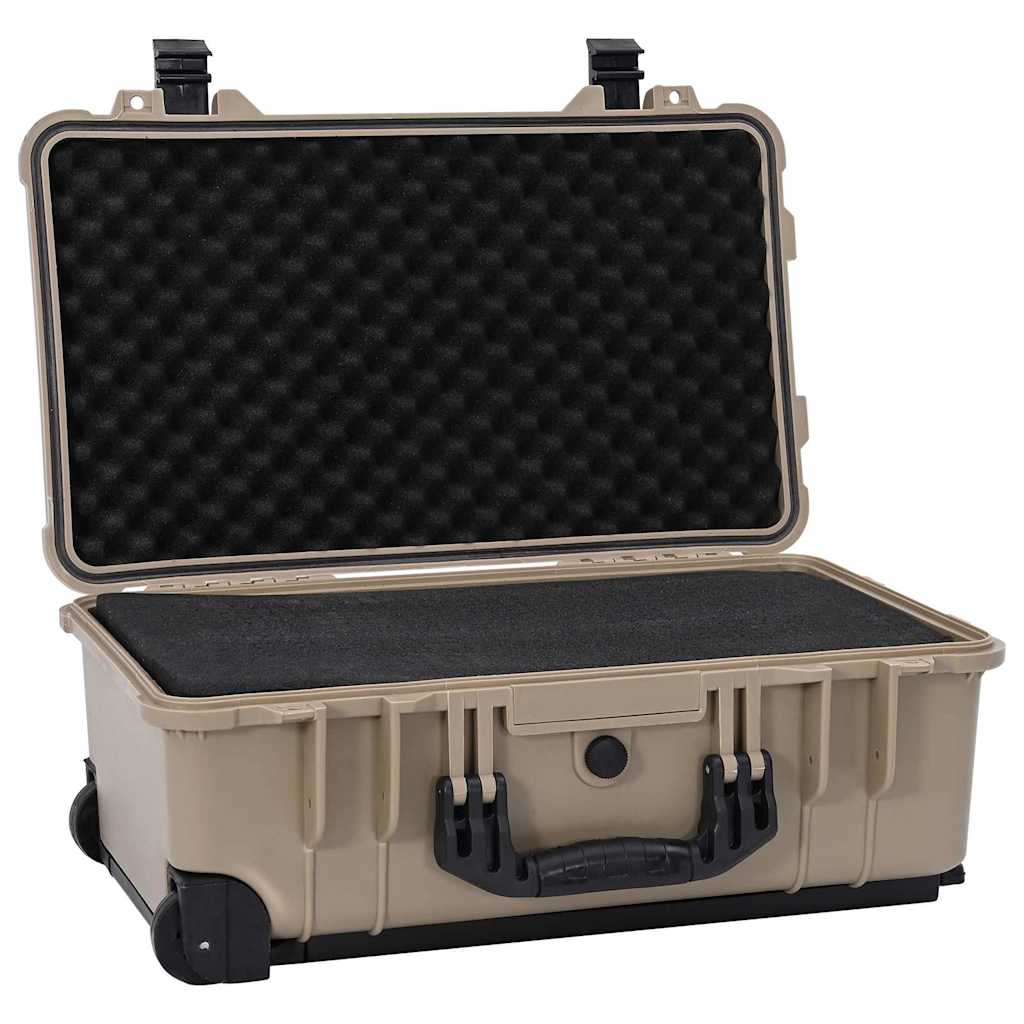 Hartschalenkoffer Sand 56 x 35 x 23 cm Polypropylen und ABS