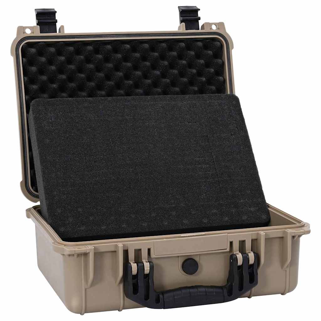 Hartschalenkoffer Sand 40.5 x 33 x 17,5 cm Polypropylen und ABS