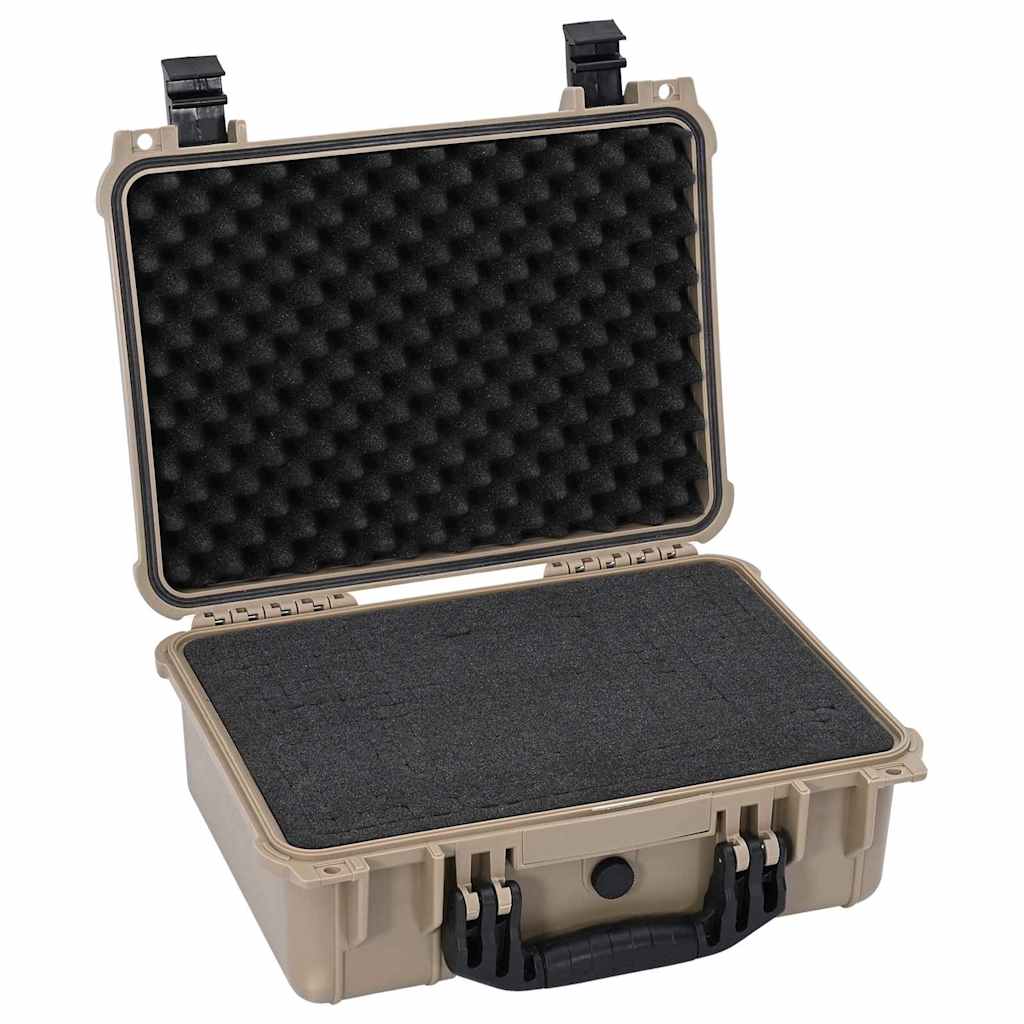 Hartschalenkoffer Sand 40.5 x 33 x 17,5 cm Polypropylen und ABS