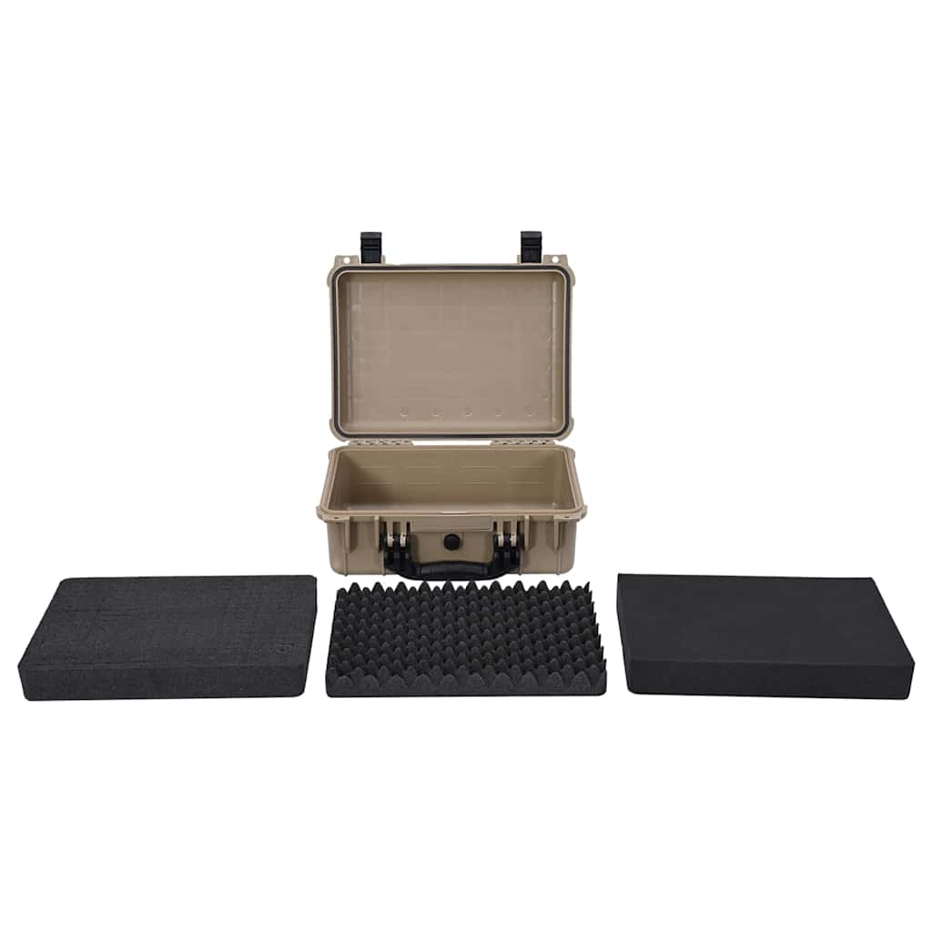 Hartschalenkoffer Sand 40.5 x 33 x 17,5 cm Polypropylen und ABS