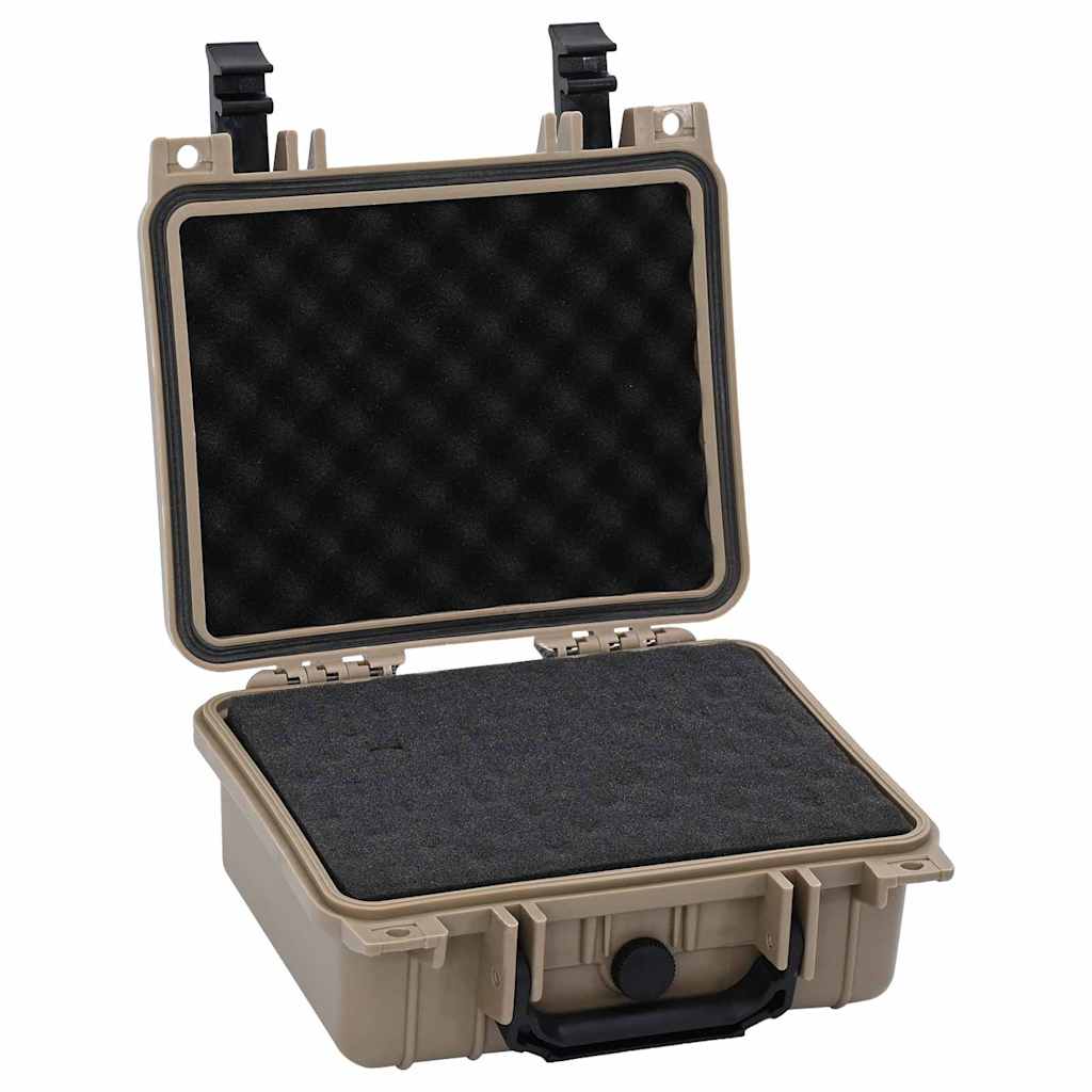 Hartschalenkoffer Sand 27 x 24,5 x 12,5 cm Polypropylen und ABS