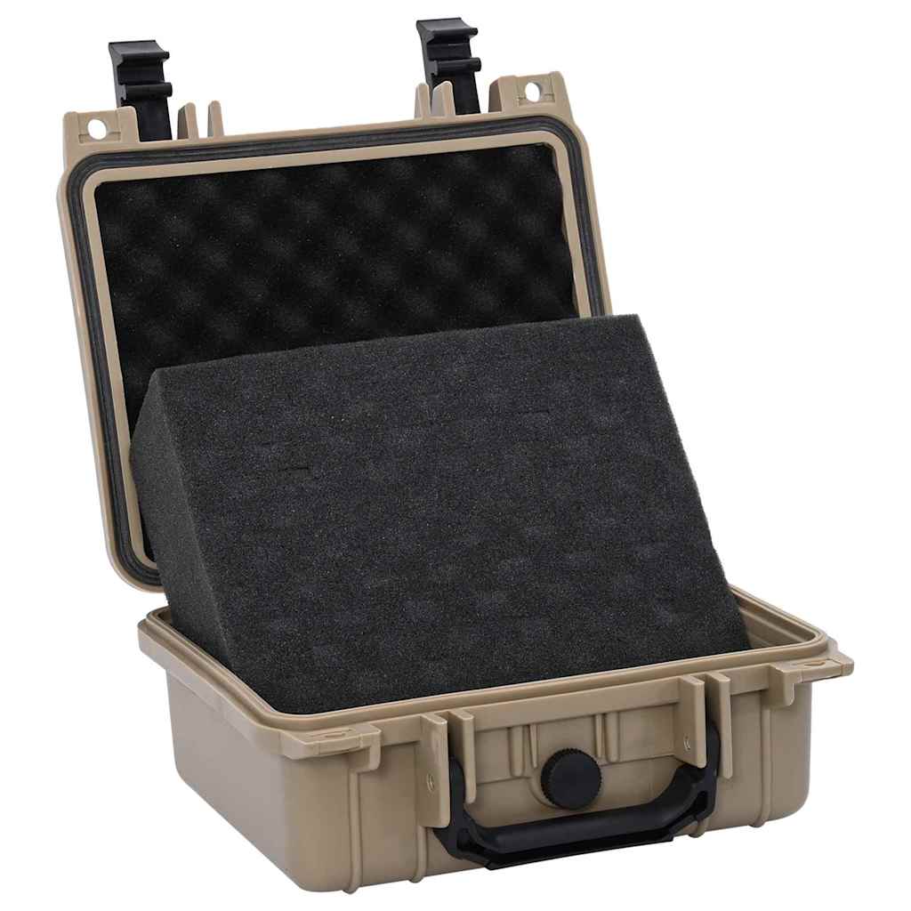 Hartschalenkoffer Sand 27 x 24,5 x 12,5 cm Polypropylen und ABS