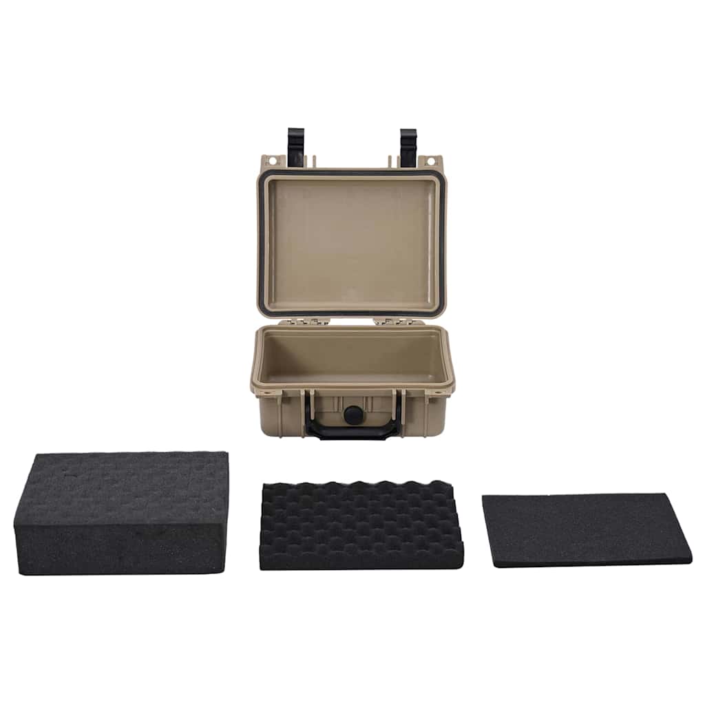 Hartschalenkoffer Sand 27 x 24,5 x 12,5 cm Polypropylen und ABS