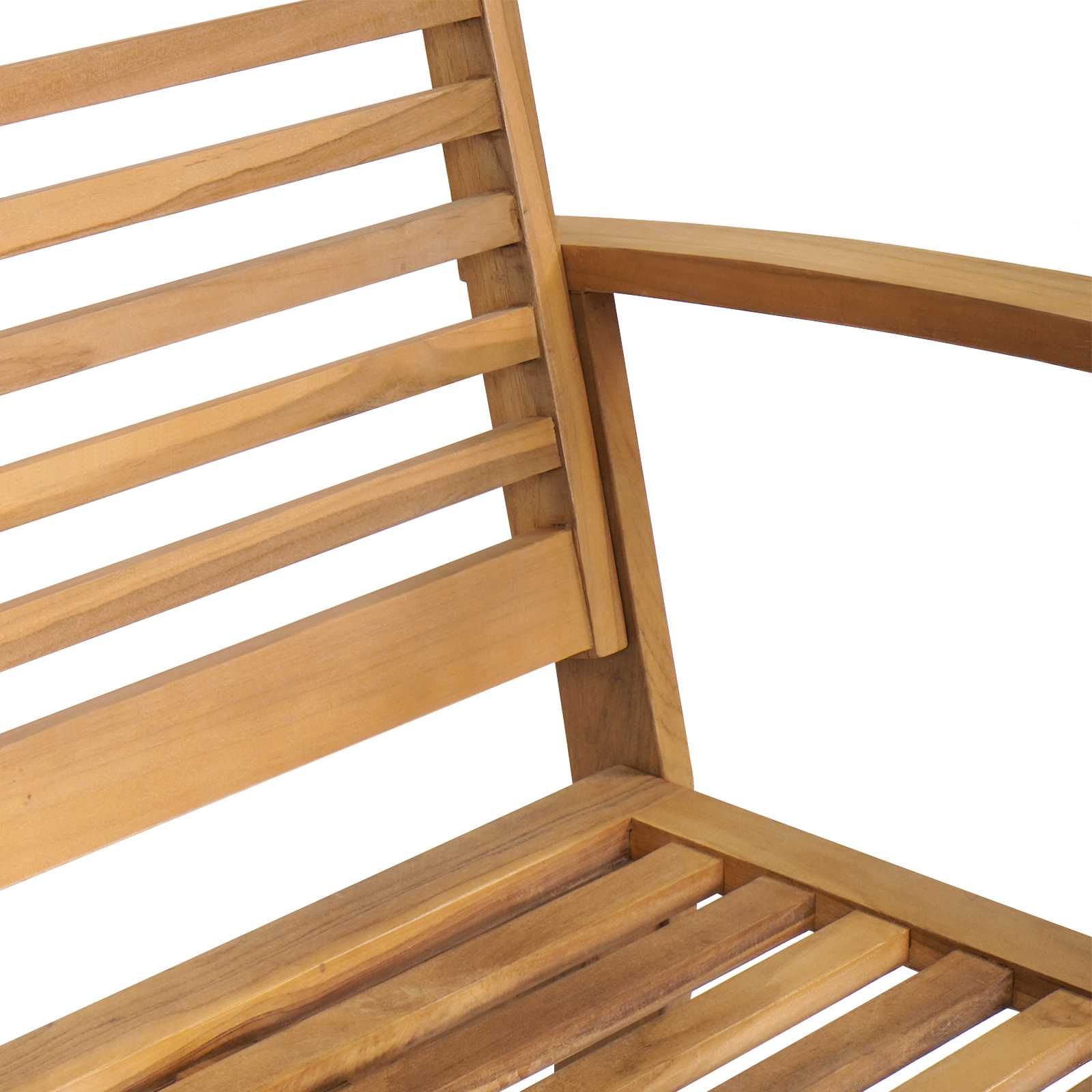 Bank Braun 110 x 65 x 76,5 cm Massivholz Teak