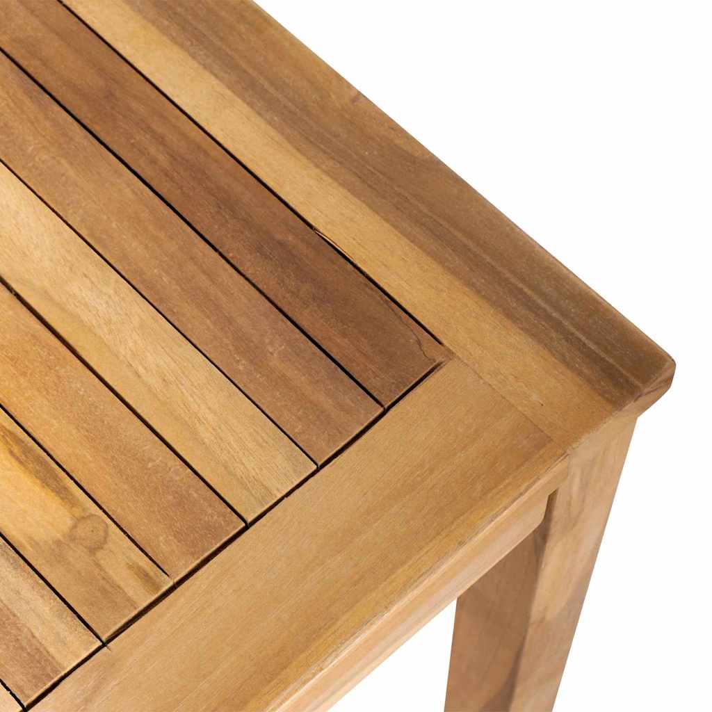 Bank Braun und Dunkelgrau 110 x 66 x 76 cm Massivholz Teak