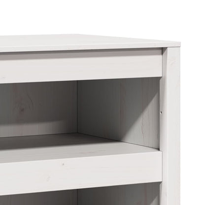 Küchenschrank MEPPEL Weiß 106 x 55 x 64 cm Massives Kiefernholz