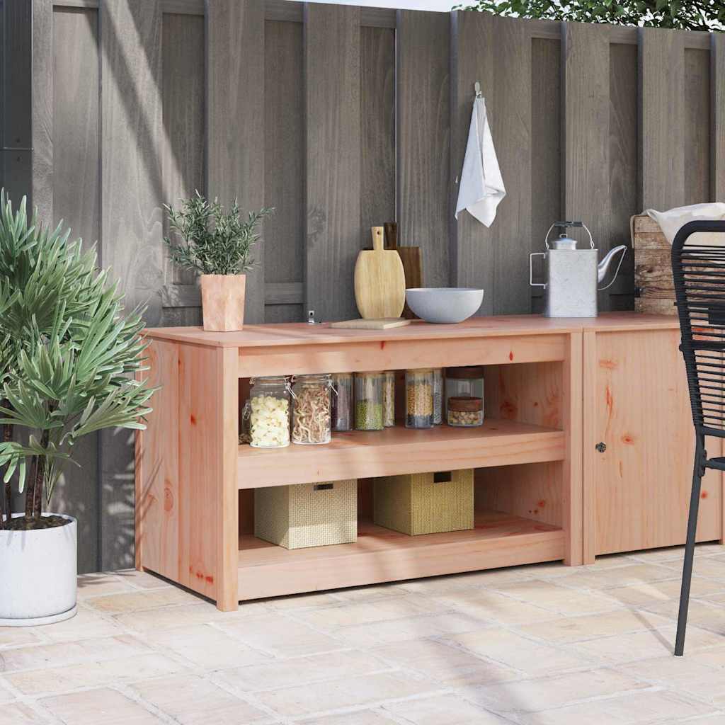 Küchenschrank MEPPEL Braun Eichen-Optik 106 x 55 x 64 cm