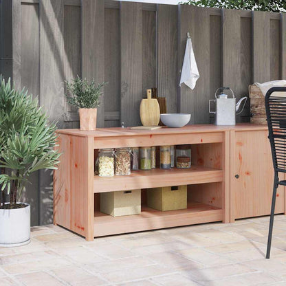 Küchenschrank MEPPEL Braun Eichen-Optik 106 x 55 x 64 cm