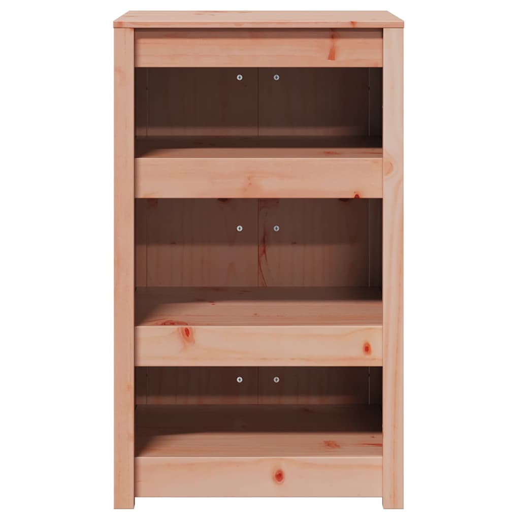 Küchenschrank mit Regal Braun 55 x 55 x 92 cm Massivholz Kiefer