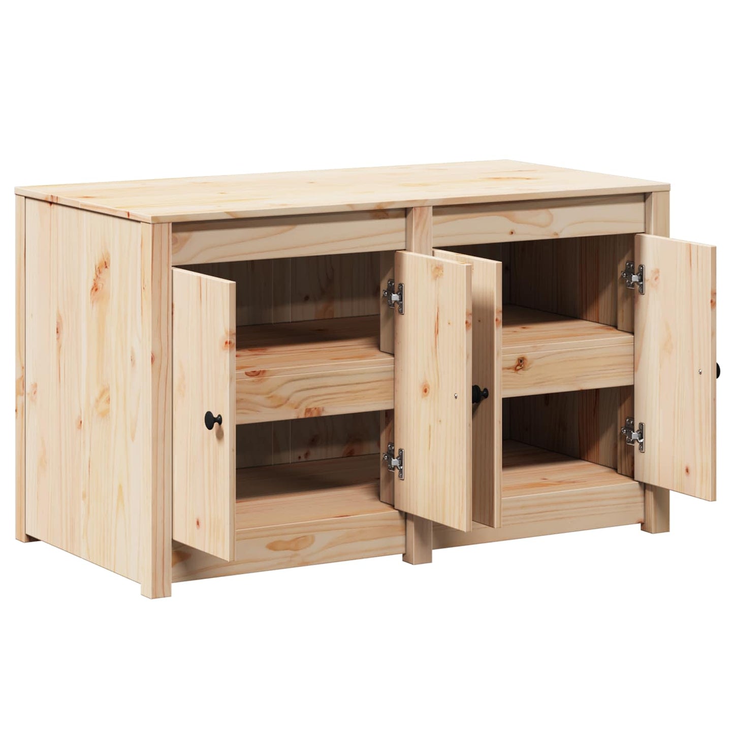Küchenschrank MEPPEL Braun Eichen-Optik 106 x 55 x 64 cm