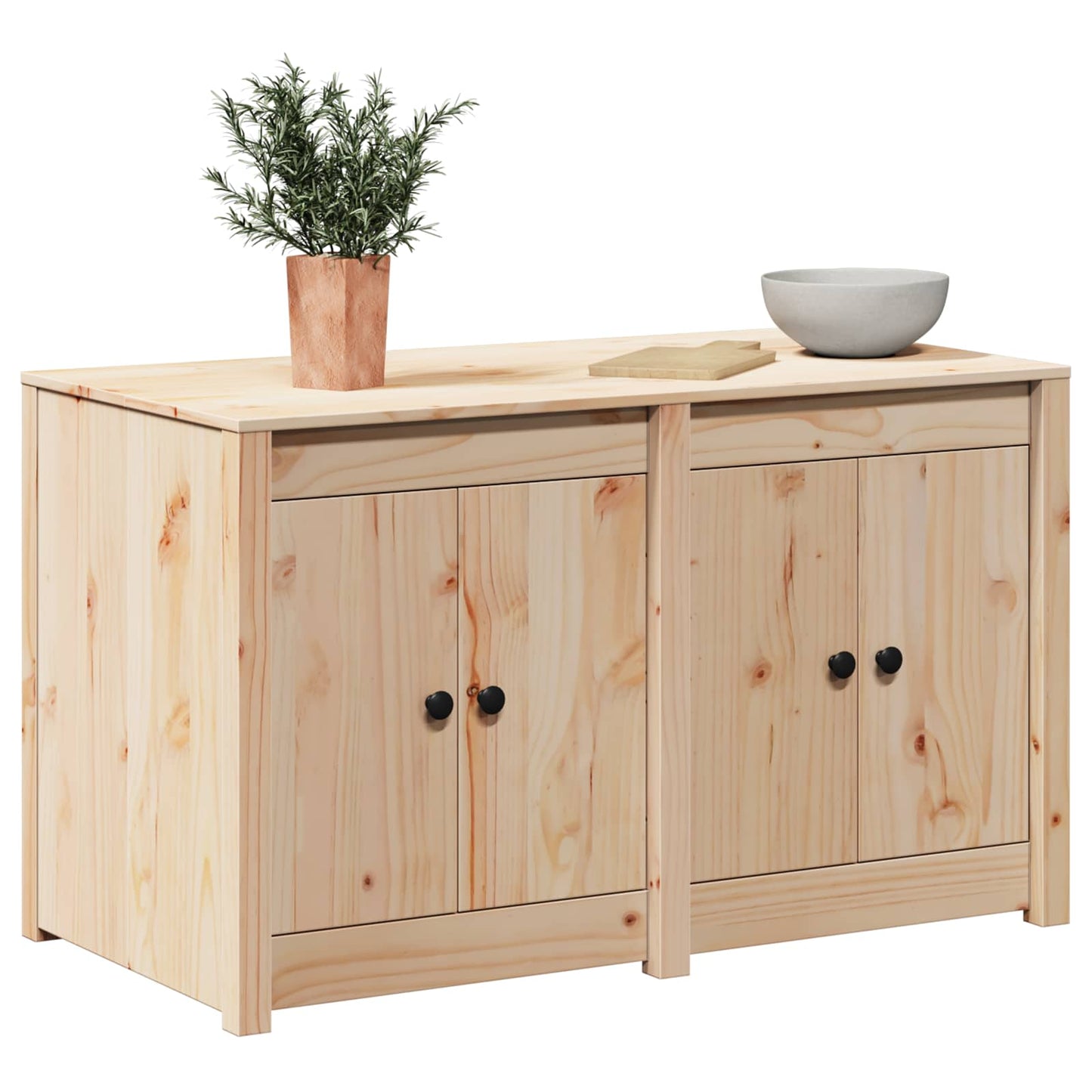 Küchenschrank MEPPEL Braun Eichen-Optik 106 x 55 x 64 cm
