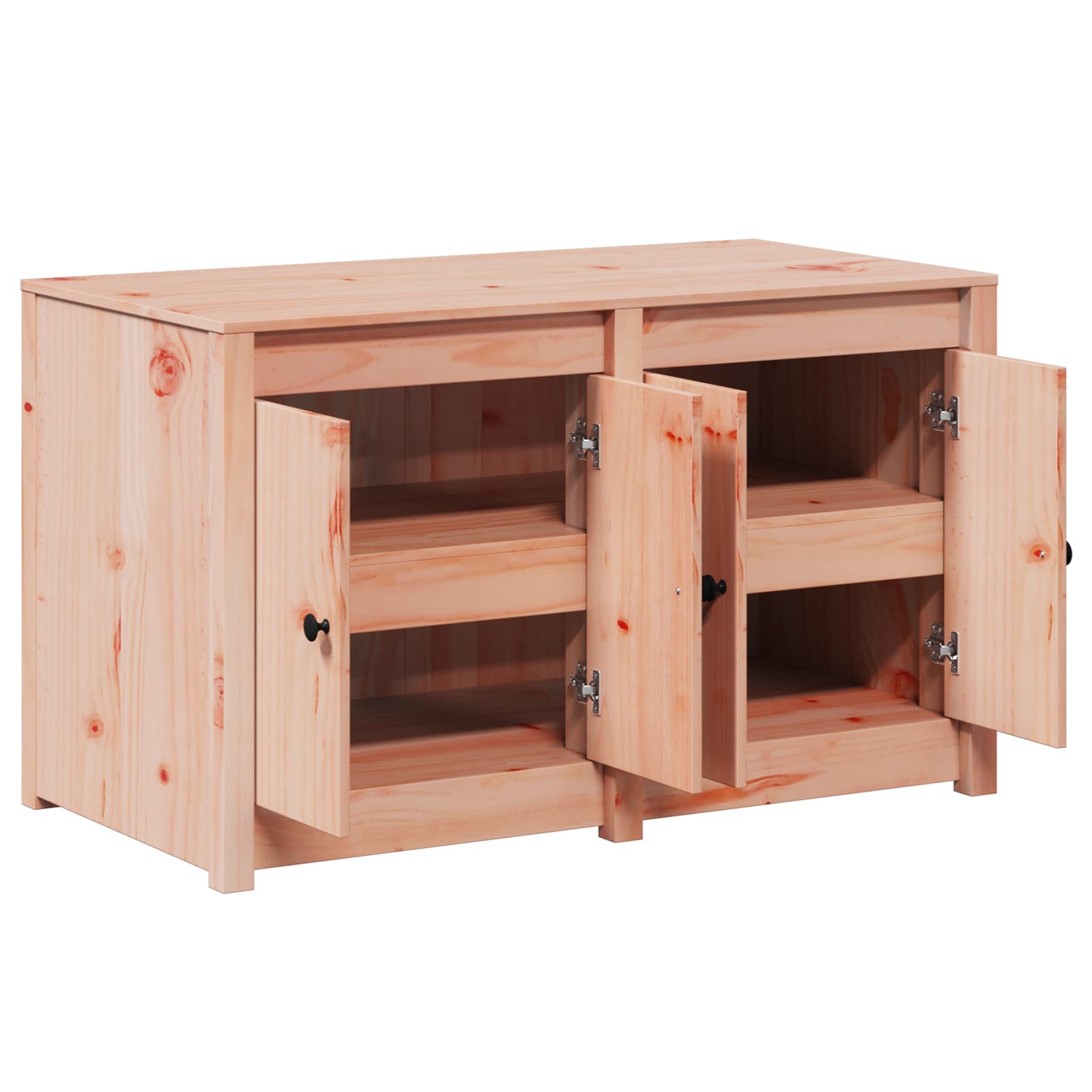 Küchenschrank MEPPEL Braun Eichen-Optik 106 x 55 x 64 cm