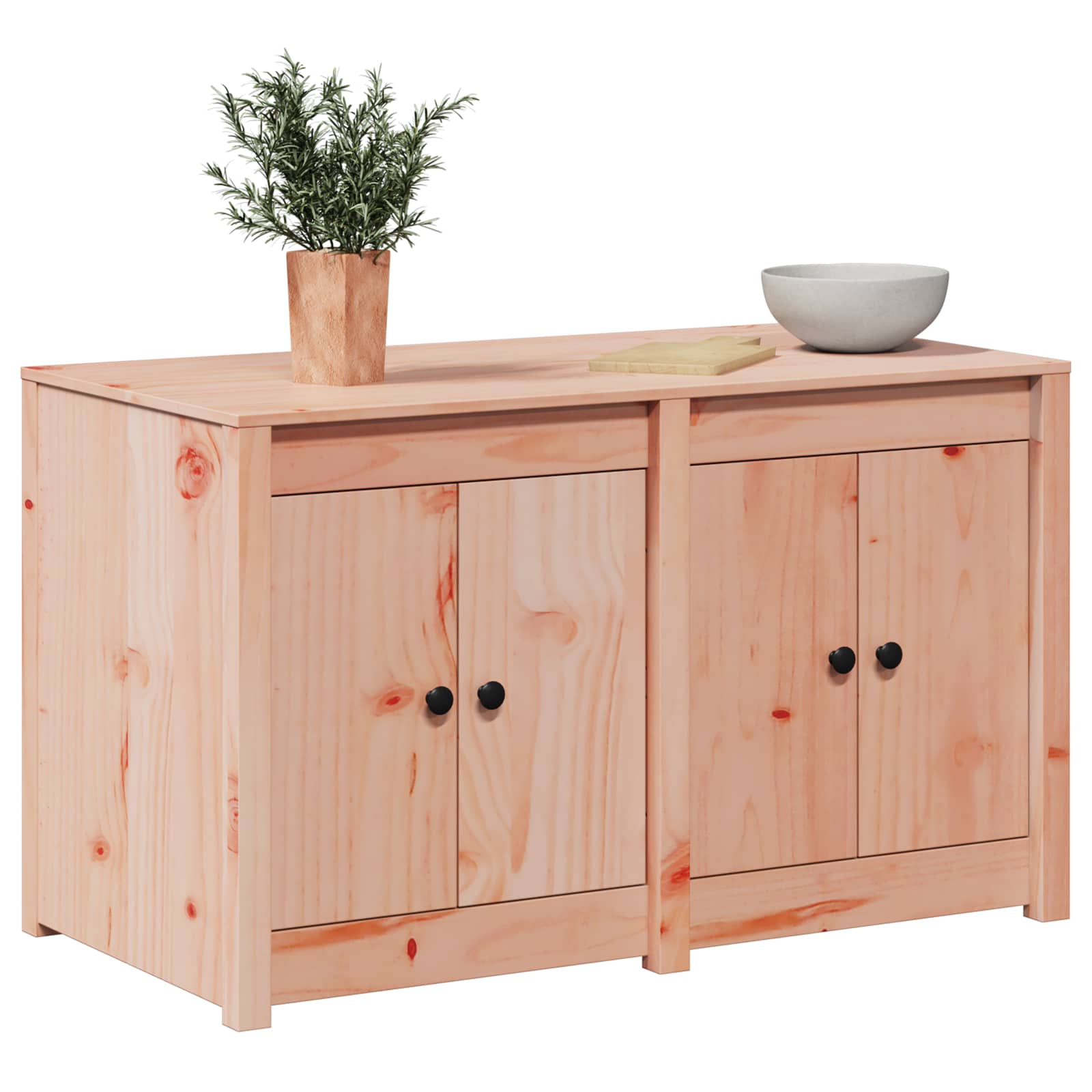 Küchenschrank MEPPEL Braun Eichen-Optik 106 x 55 x 64 cm