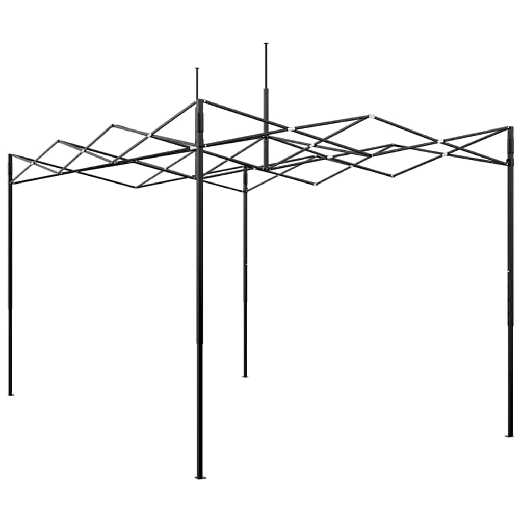 Gewächshaus mit Dach Grün 280 x 410 x 315 cm Stahl