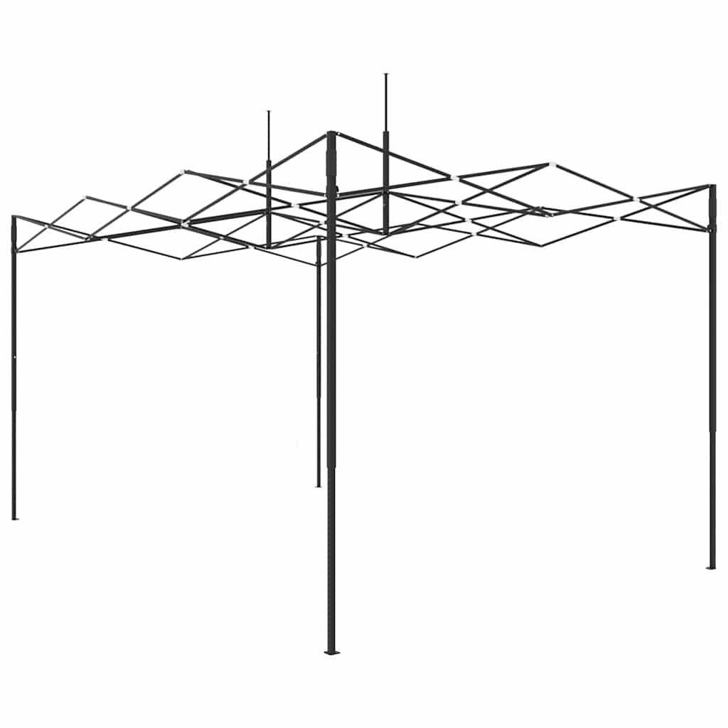 Gewächshaus mit Dach Grün 290 x 430 x 315 cm Stahl
