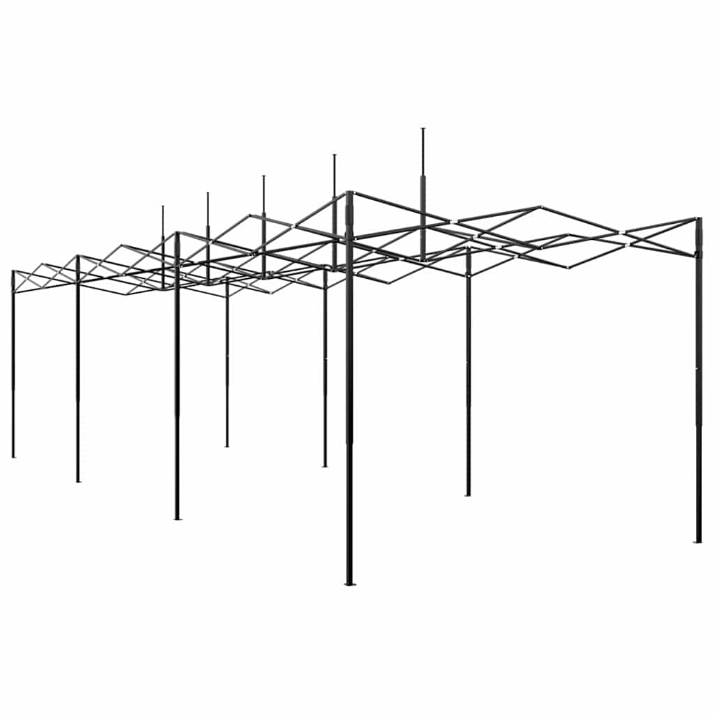 Gewächshaus mit Dach Grün 290 x 870 x 315 cm Stahl