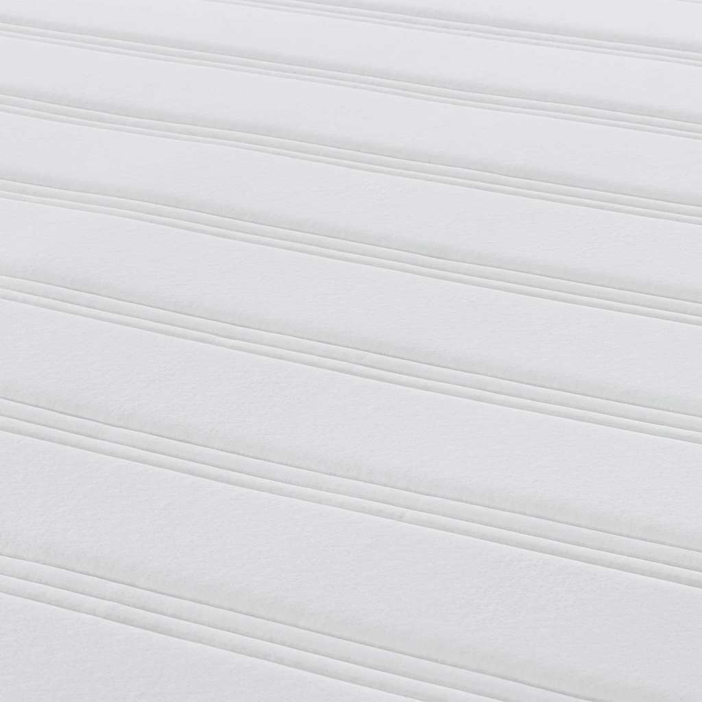 Bettmatratze mit Matratze Grau 90 x 190 cm Stoff