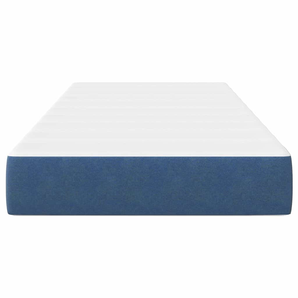 Bettmatratze mit Matratze Blau 90 x 190 cm Stoff