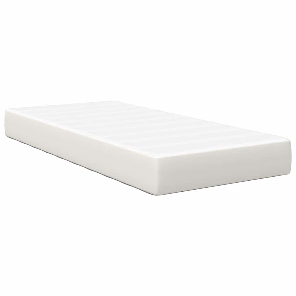 Bettmatratze mit Matratze Creme 90 x 200 cm Stoff