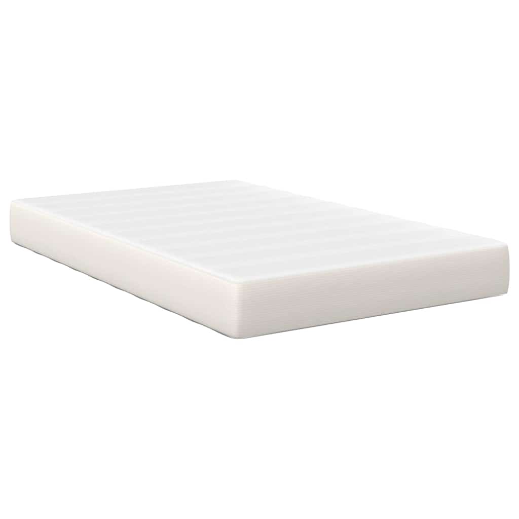Bettmatratze mit Matratze Creme 120 x 190 cm Stoff
