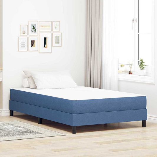Bettmatratze mit Matratze Blau 120 x 190 cm Stoff