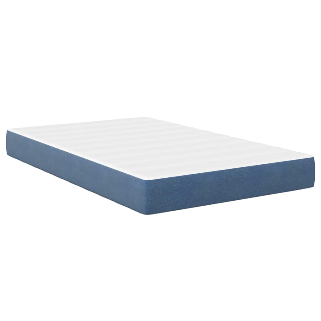 Bettmatratze mit Matratze Blau 120 x 190 cm Stoff