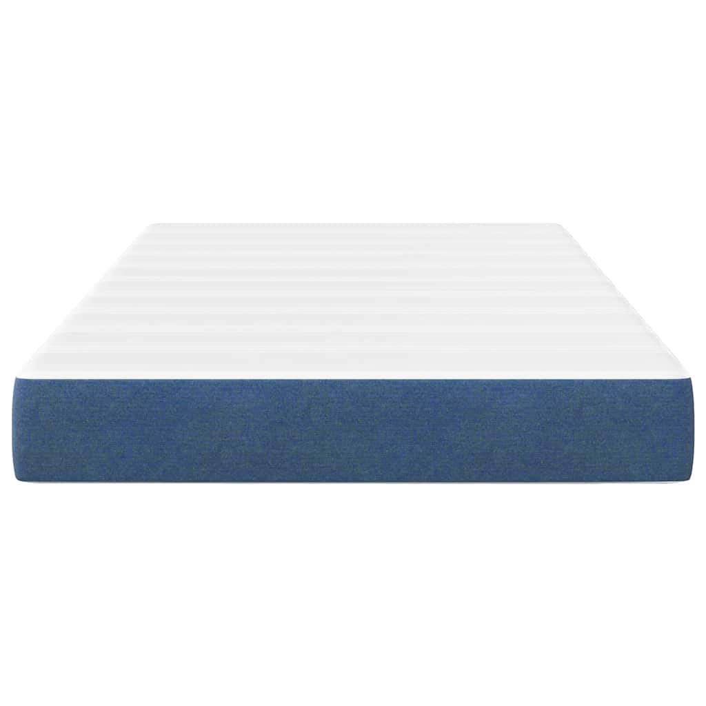 Bettmatratze mit Matratze Blau 120 x 190 cm Stoff