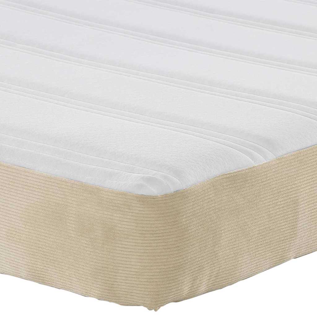 Bettmatratze mit Matratze Salbei 120 x 190 cm Stoff