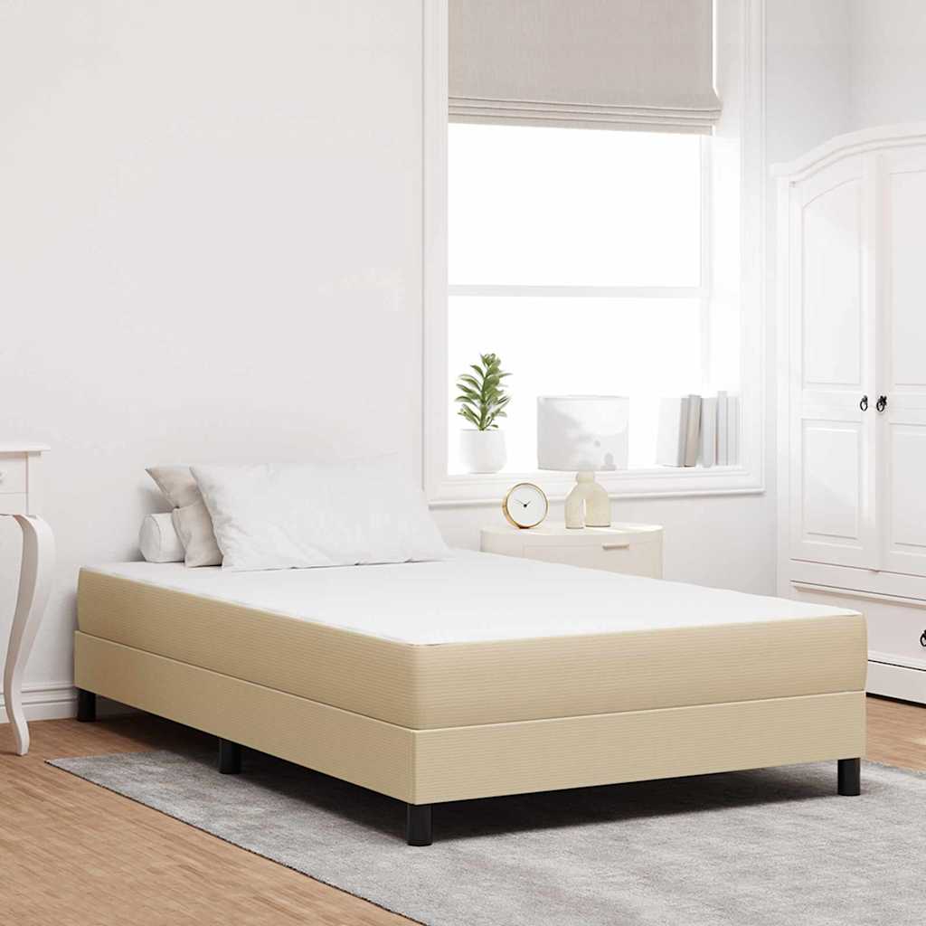 Bettmatratze mit Matratze Salbei 120 x 190 cm Stoff