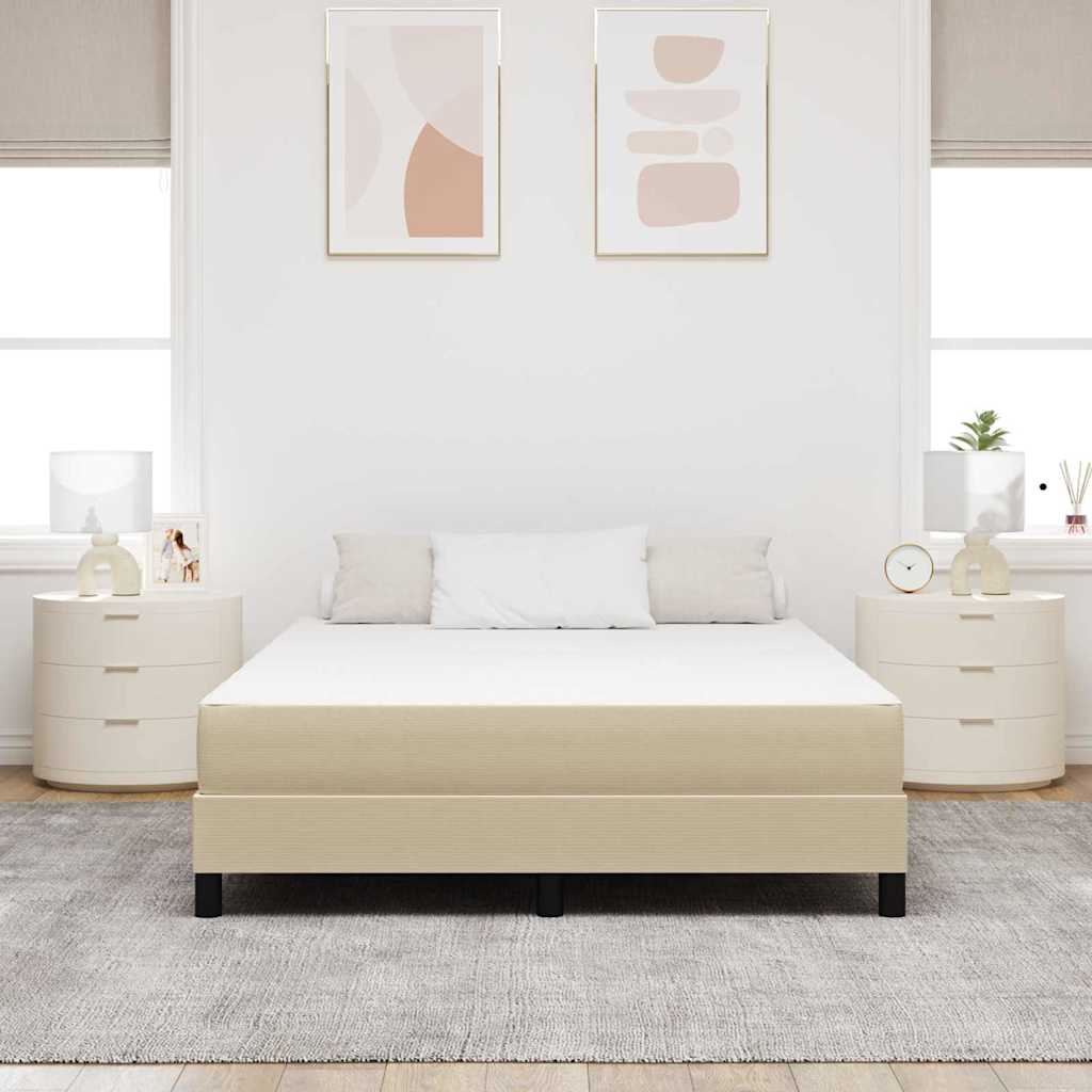 Bettmatratze mit Matratze Grün 160 x 200 cm Stoff