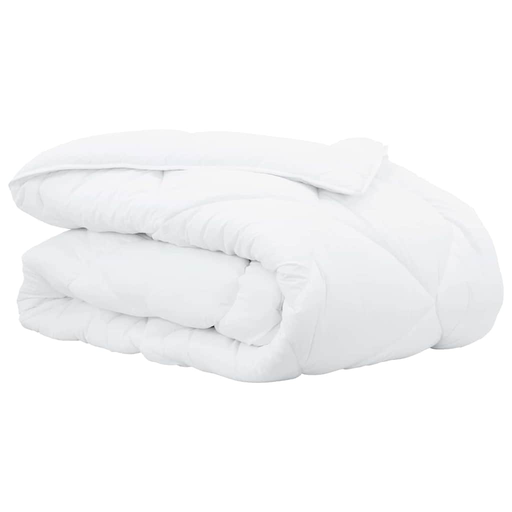 Winterbettdecke Weiß 240 x 200 x 5 cm Polyester