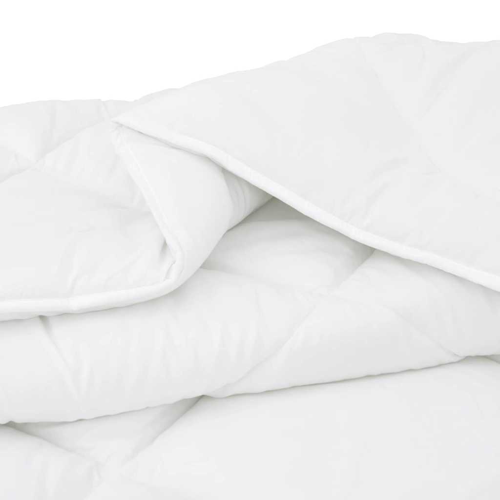Winterbettdecke Weiß 220 x 135 x 5 cm Polyester