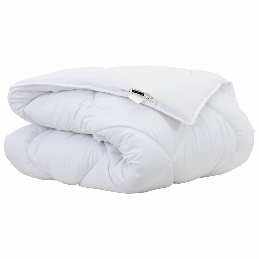 Winterbettdecke Weiß 220 x 135 x 5 cm Polyester