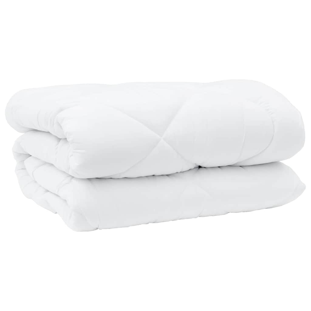 Winterbettdecke Weiß 220 x 202 x 5 cm Polyester