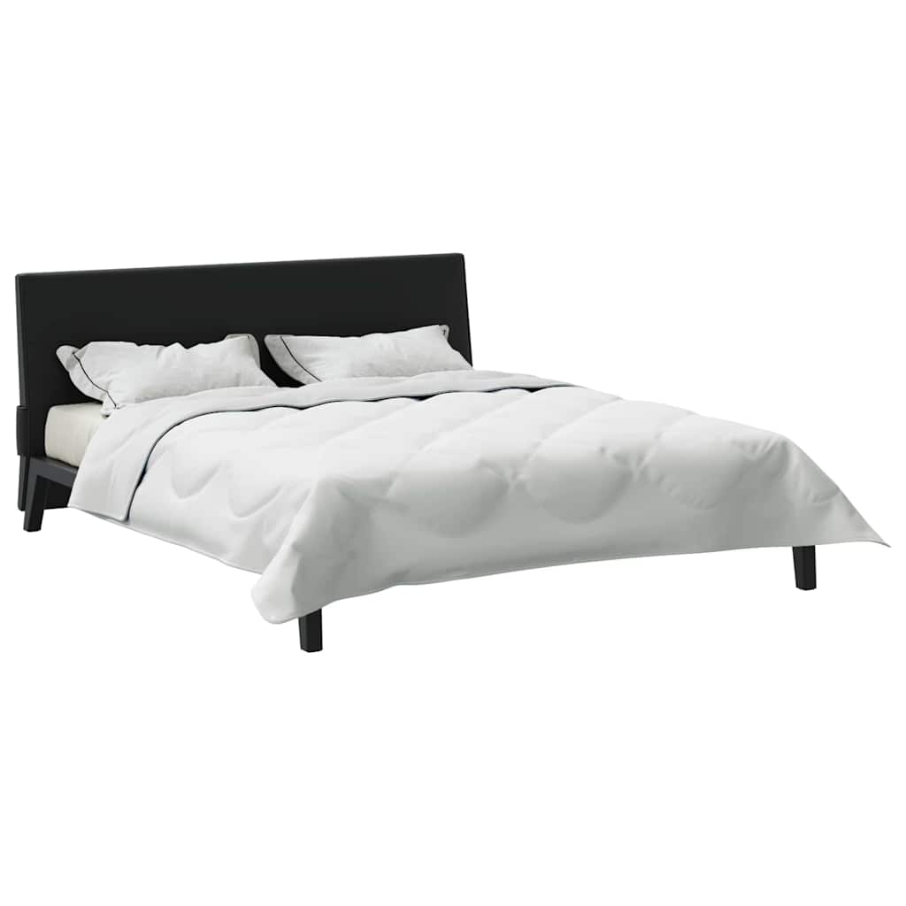 2-in-1 Bettdecke Weiß 220 x 200 x 10 cm Polyester
