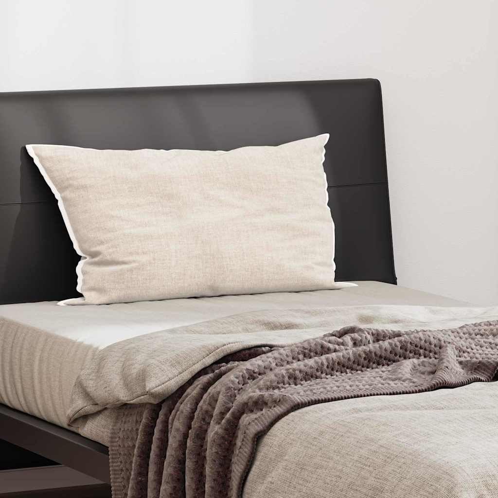 Kopfkissen Weiß 80 x 42 x 20 cm Baumwolle und Polyester