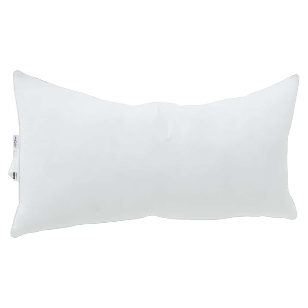 Kopfkissen Weiß 80 x 42 x 20 cm Baumwolle und Polyester