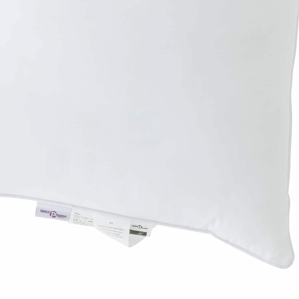 Kopfkissen Weiß 81 x 81 x 40 cm Baumwolle und Polyester