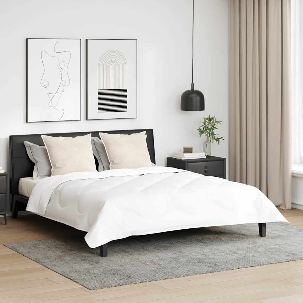 Kopfkissen 2 Stk. 80 x 80 x 40 cm Baumwolle und Polyester Weiß