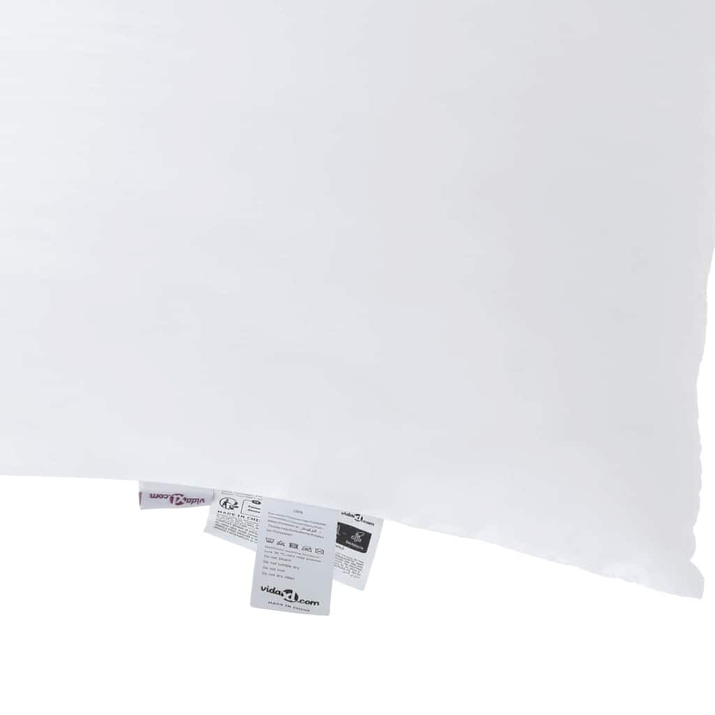 Kopfkissen mit Kissen Weiß 80 x 40 x 20 cm Polyester