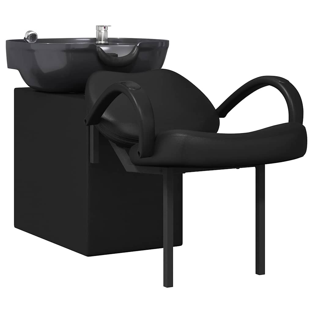 Shampoo Stuhl Schwarz 136 x 60 x 92 cm Kunststoff