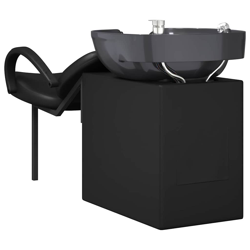 Shampoo Stuhl Schwarz 136 x 60 x 92 cm Kunststoff